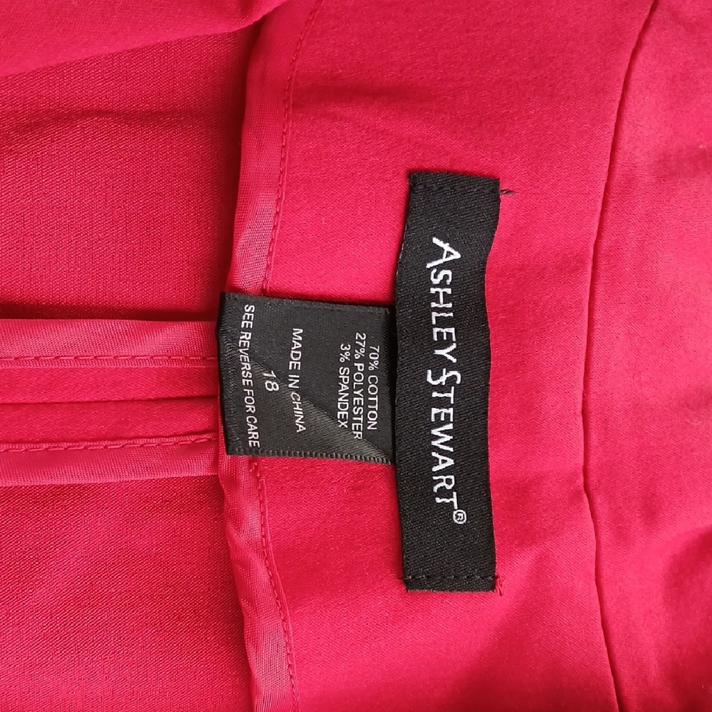 Ashley Stewart Vibrant RED Blazer - Picture 7 of 16